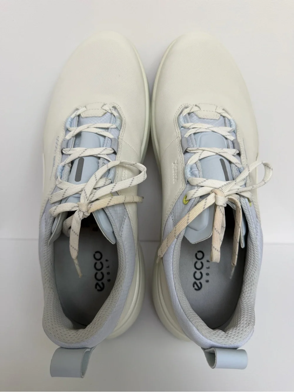 ECCO BIOM H4 Golf Shoes Mens 46 US 12-12.5 Gore-Tex White Blue Performance